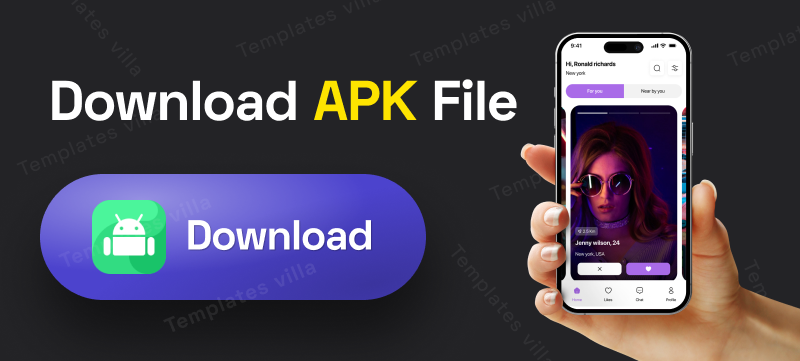 TenderTalks: Socialize & Match app in Flutter 3.x (Android, iOS) UI template | Dating App - 1