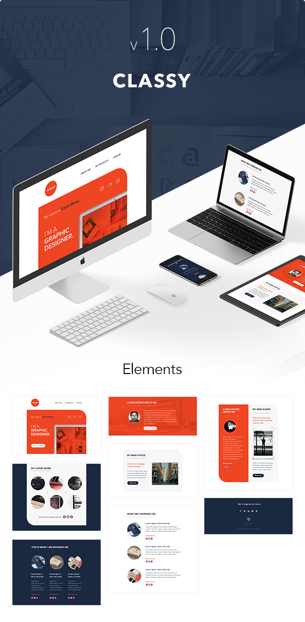  Classy - Responsive Email + Themebuilder Access - 1