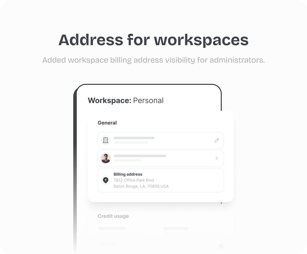 Address for workspaces @heyaikeedo #aikeedo