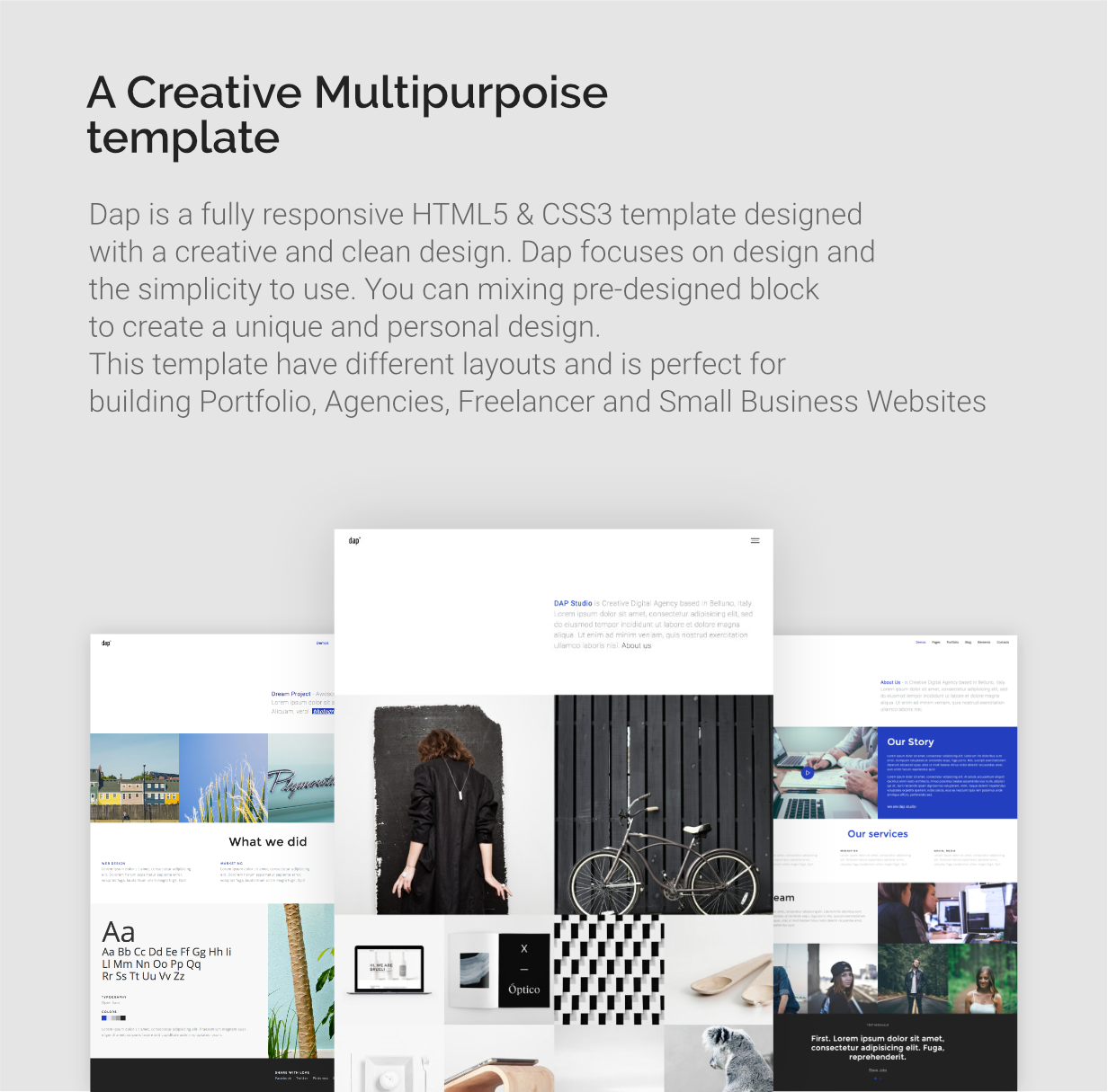 Dap - Creative MultiPurpose HTML Template - 3