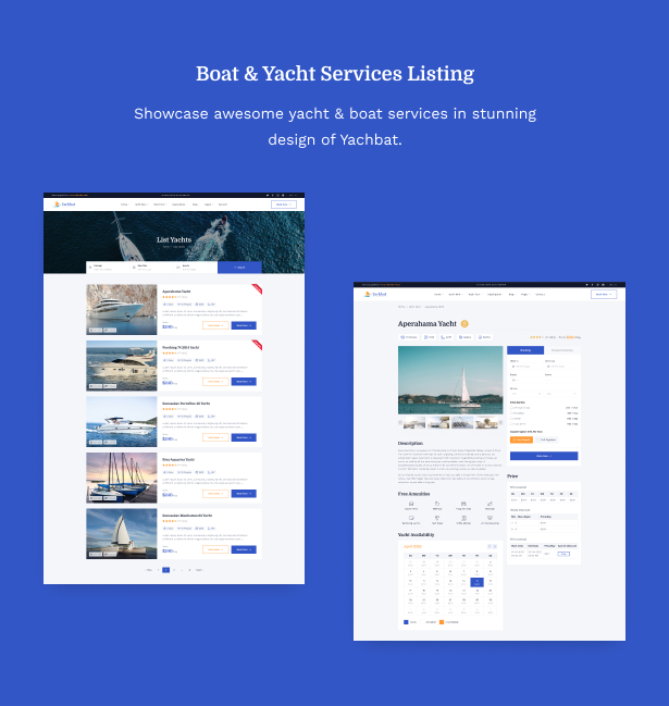 Yachbat - Boat & Yacht Trip WordPress Theme