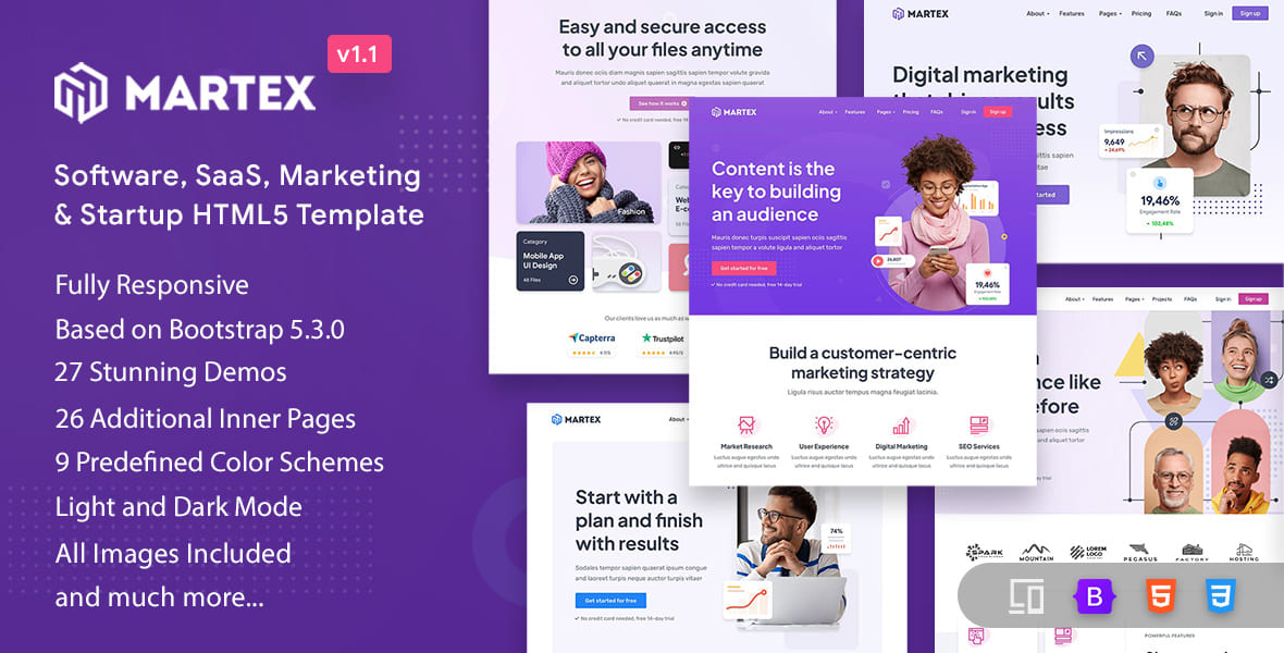 SolTech - Premium Marketing Landing Pages Pack