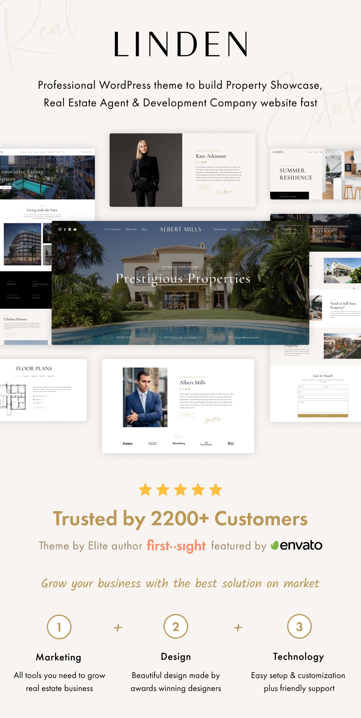 Linden WordPress Theme Presentation Image