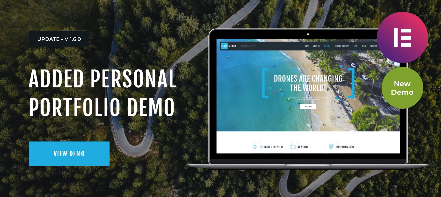 Drone Media Theme Nulled 