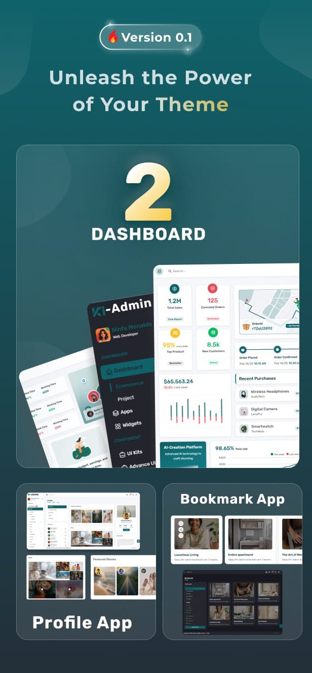 Ki-admin Bootstrap 5 Admin Dashboard Template