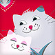 cats in love card