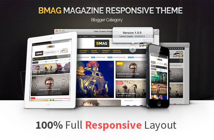 BMAG - Magazine Responsive Blogger Template - 6