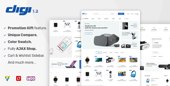 Elessi - WooCommerce AJAX WordPress Theme - RTL support - 1