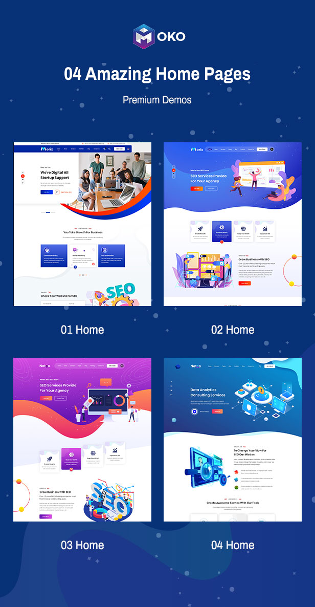 Moko – Creative Digital Agency WordPress Theme