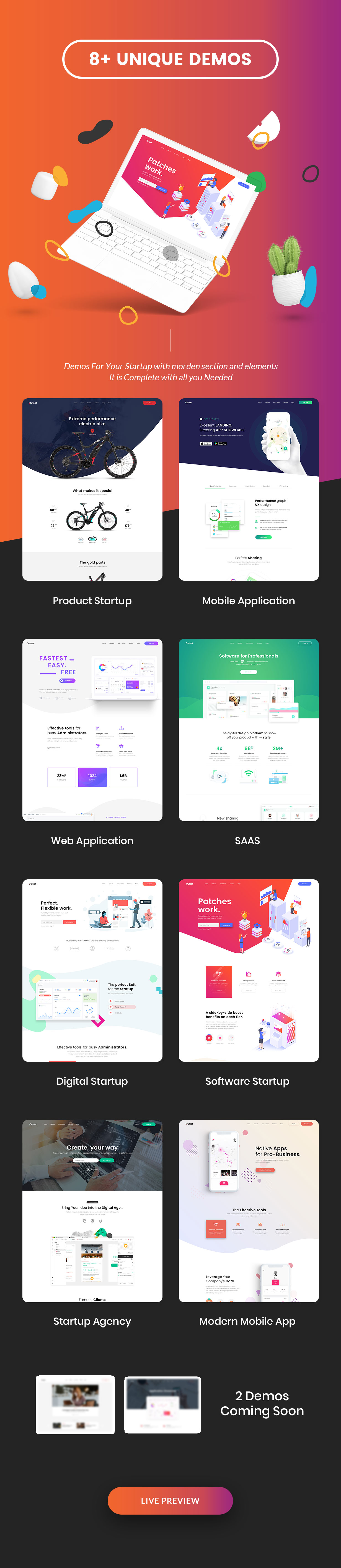 The Outset - MultiPurpose WordPress Theme for Saas & Startup - 2