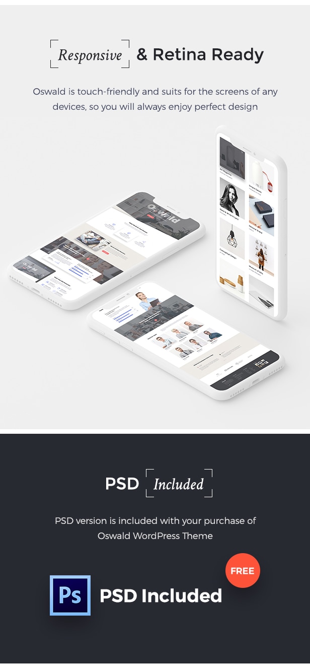 Oswald - Creative Multi-Purpose Responsive WordPress Theme - 4