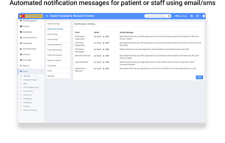 Smart Hospital : Hospital Management System - 26