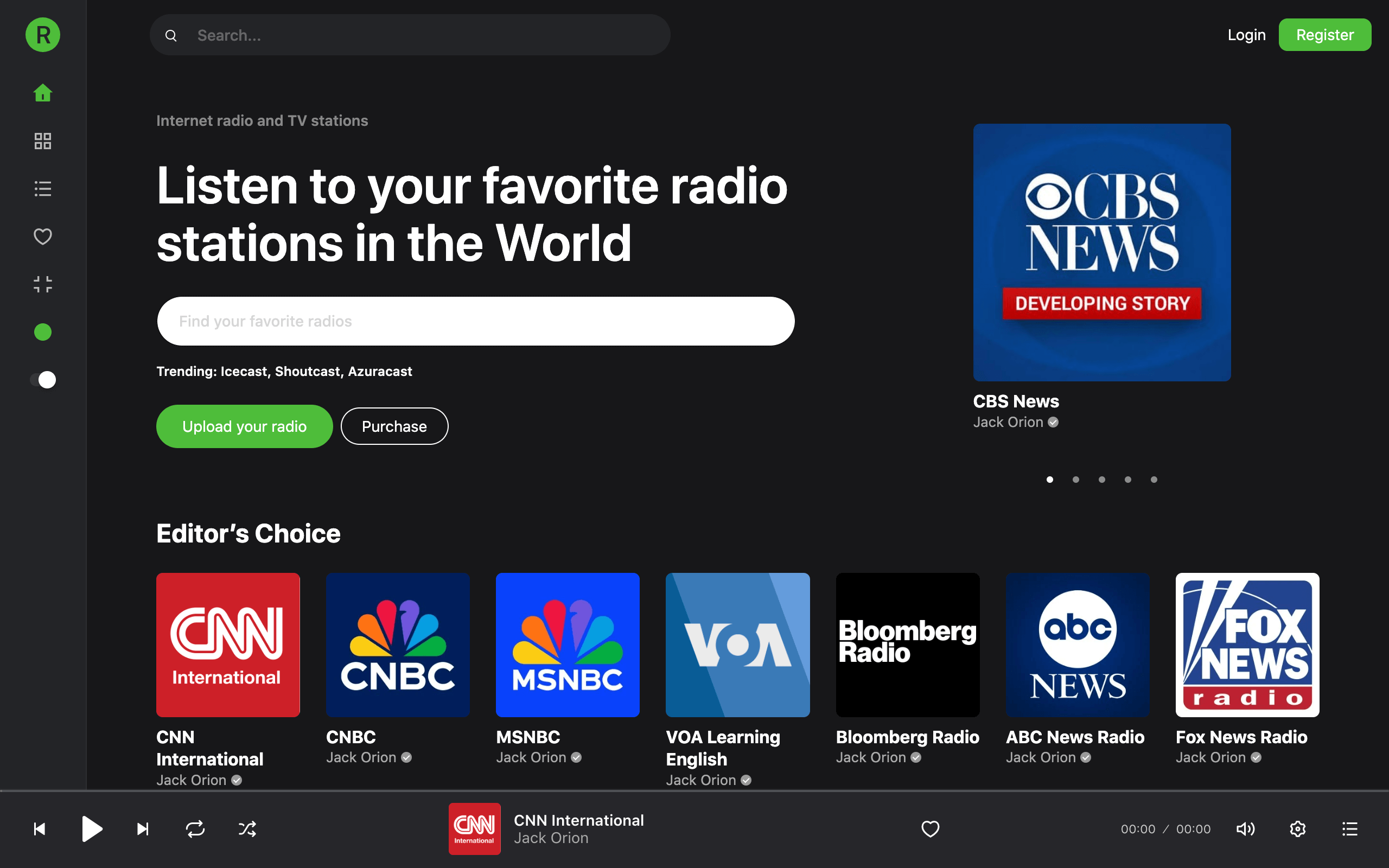 Radion - Radio Stations WordPress Theme