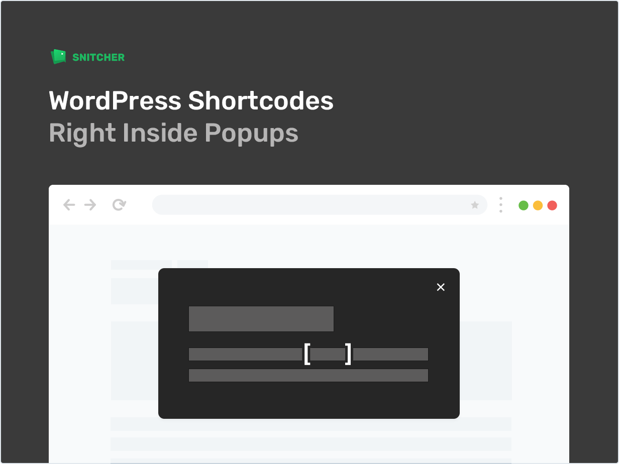 WordPress 简码就在弹出窗口中