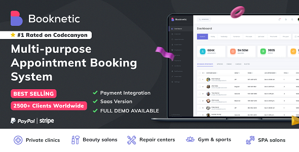 Booknetic - WordPress Appointment Booking system
