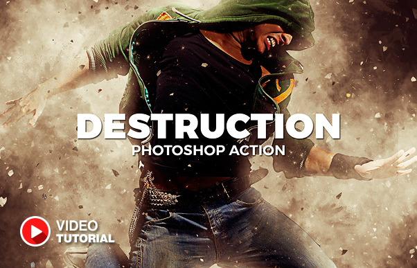 destruction photoshop action free download