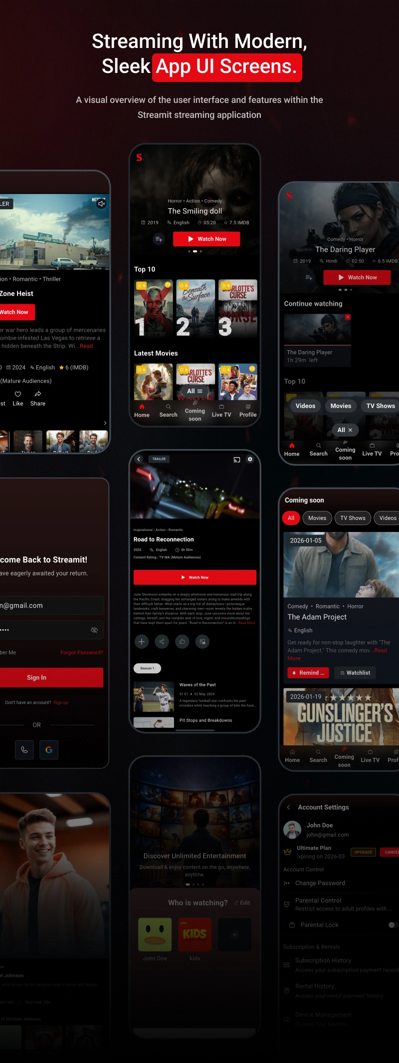 Streamit - OTT Streaming Flutter App (Add-on) - 14