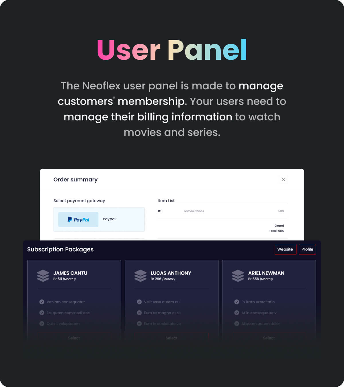 Neoflex 3 - Laravel Movie, Video, TV Series Streaming & Subscription Portal CMS - 20