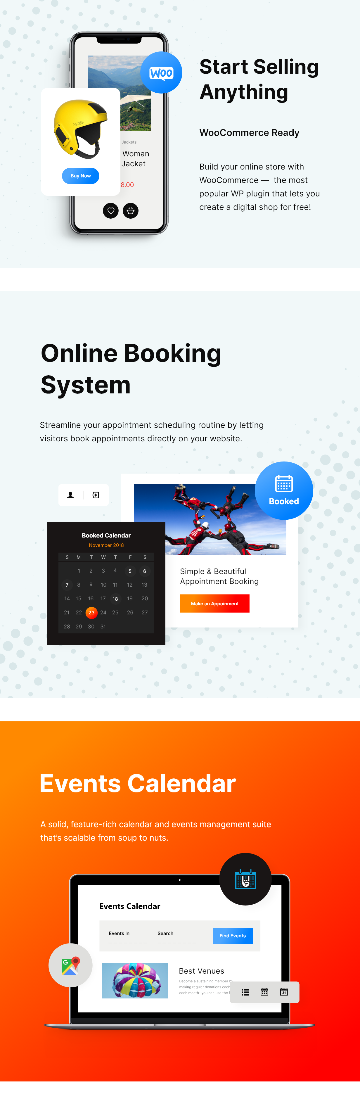 SkyCaptain | Skydiving & Extreme Sports WordPress Theme - 8