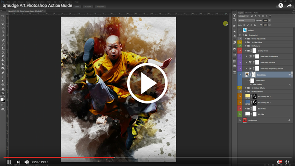 Smudge Art Photoshop Action - 1
