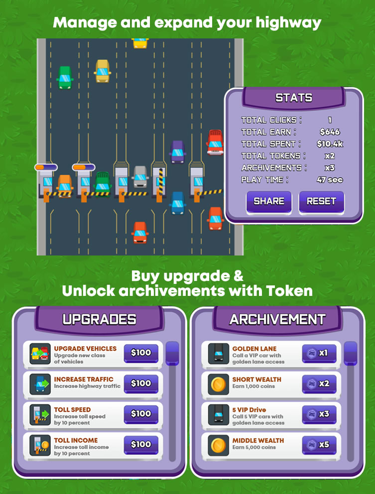 Toll Clicker - HTML5 Game - 1