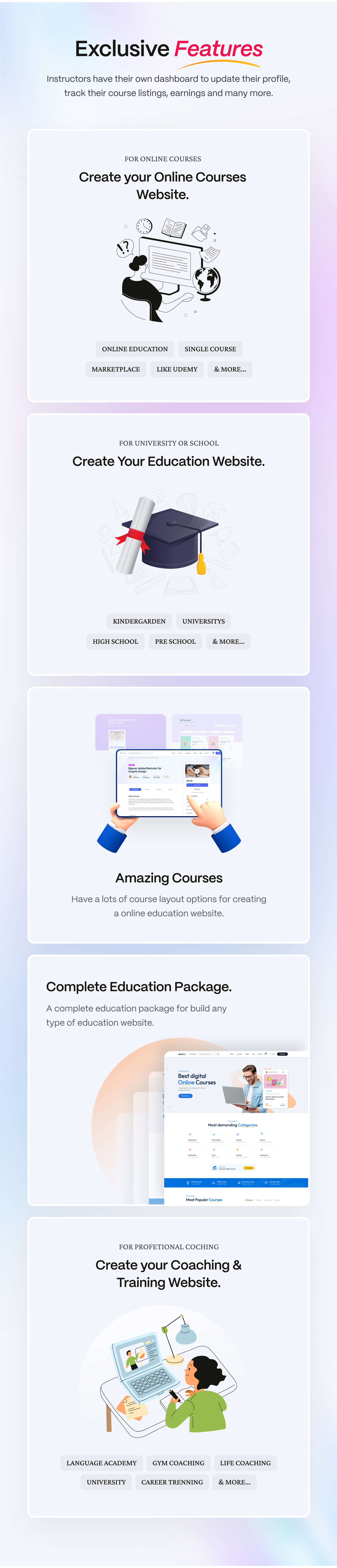 Education WordPress Theme For University & Online Course - Acadia