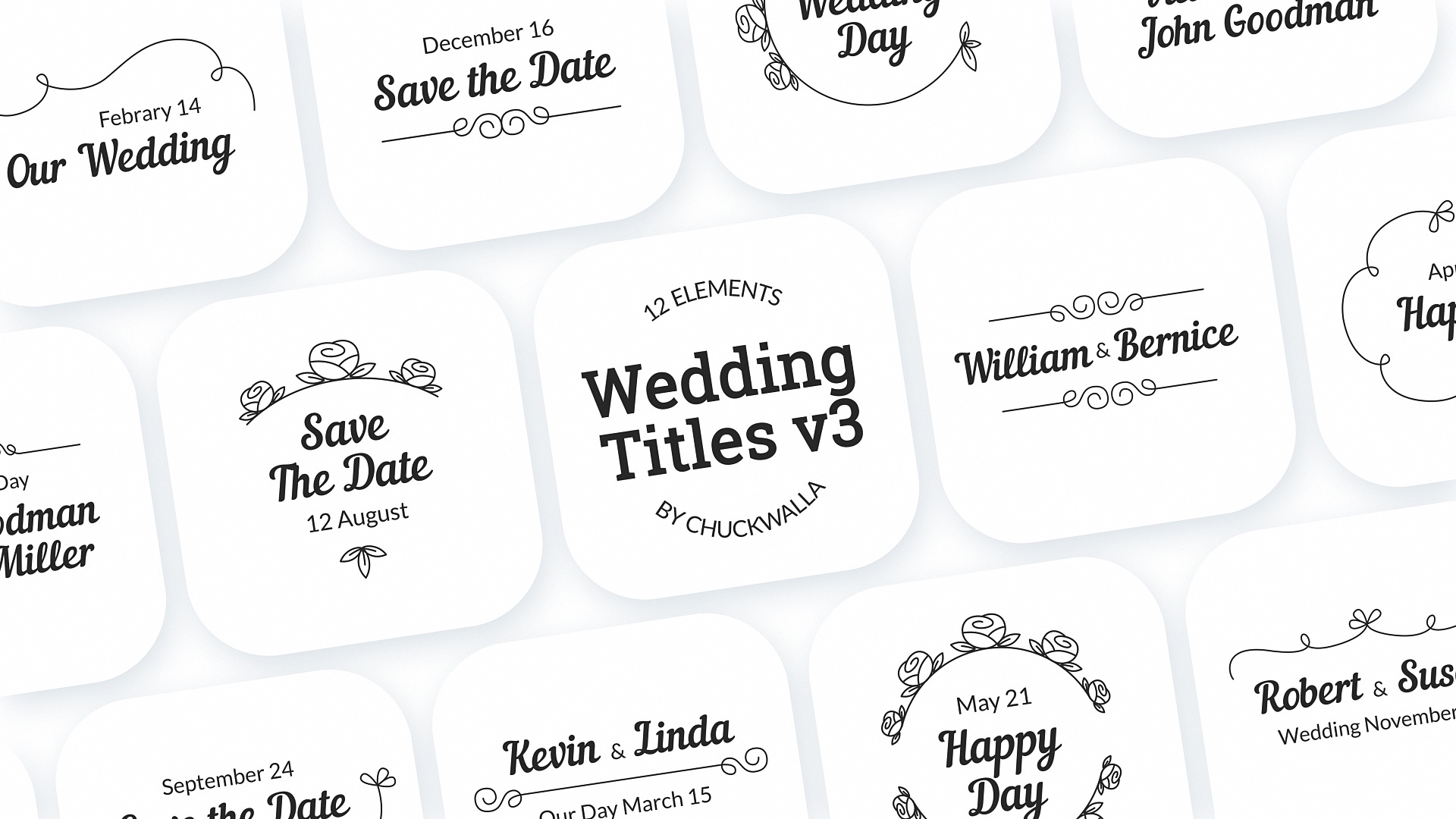 Chuckwalla - Wedding Titles v3