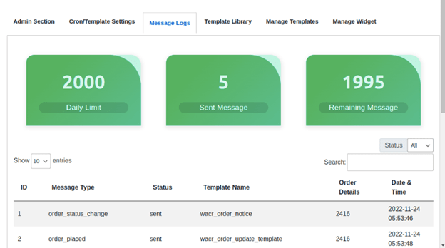 WhatsCart - Whatsapp Abandoned Cart Recovery, Order Notifications, Chat Box, OTP for WooCommerce - 3