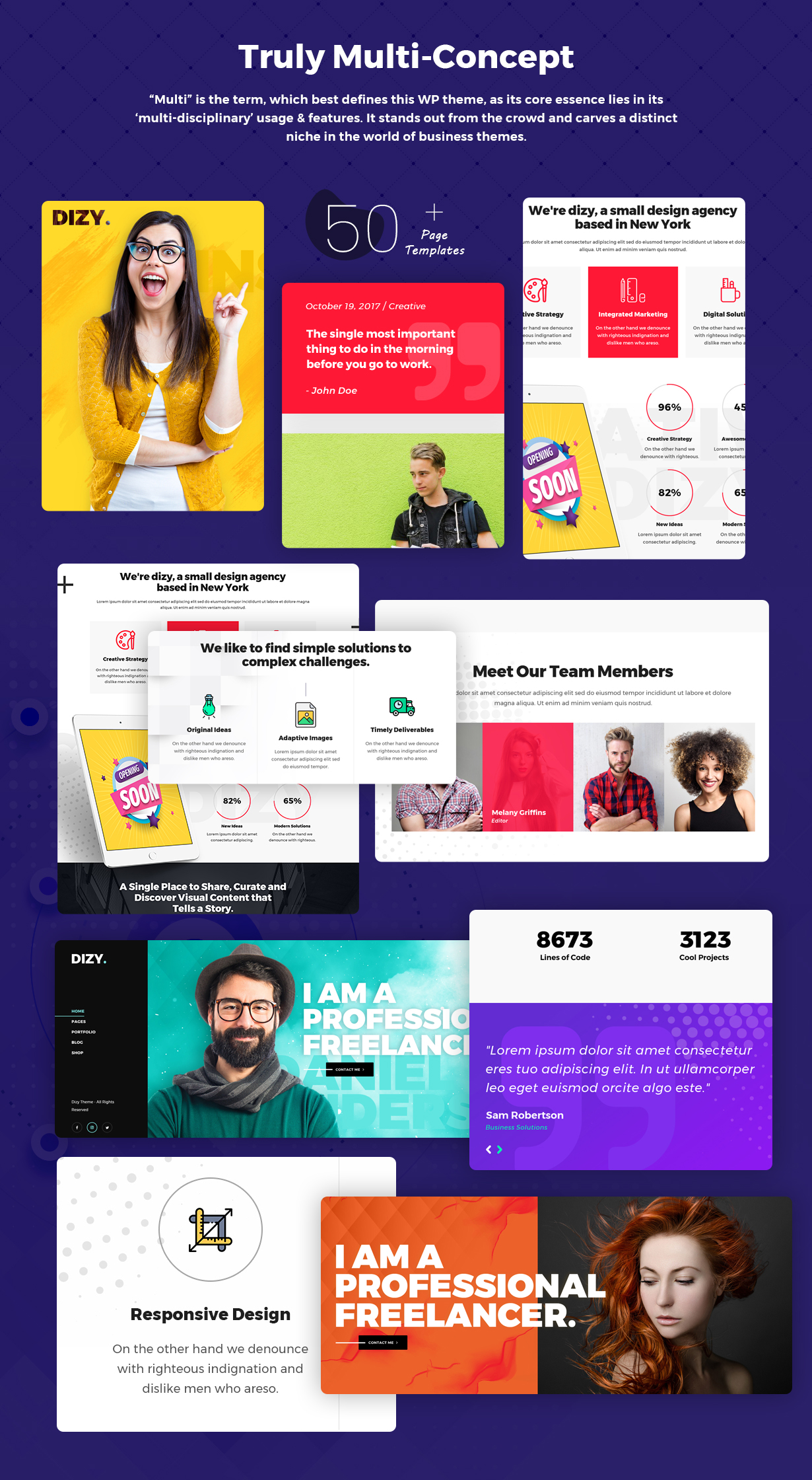 Dizy - Creative Portfolio Theme - 1