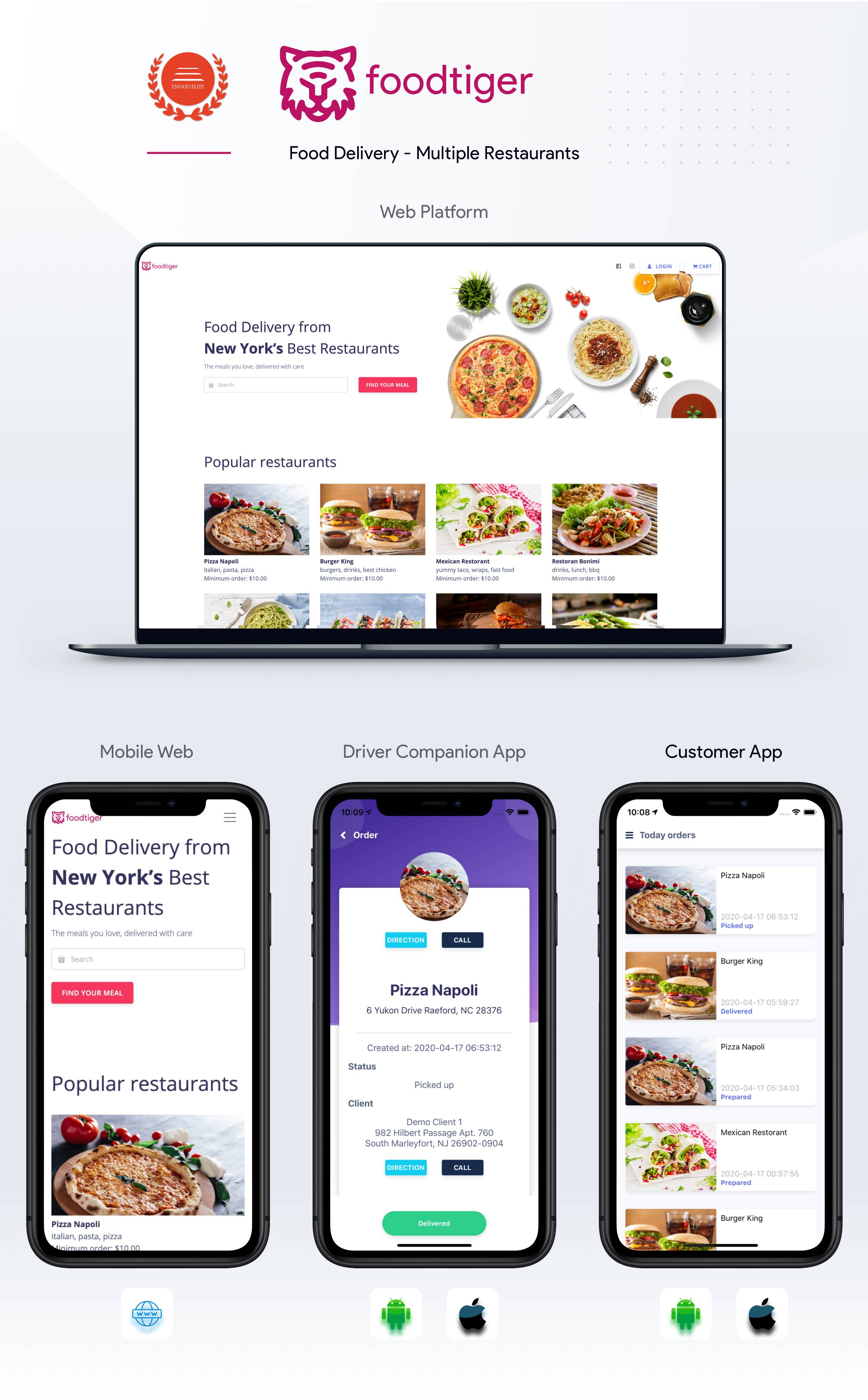 Food Delivery ReactNative - FoodTiger - 5