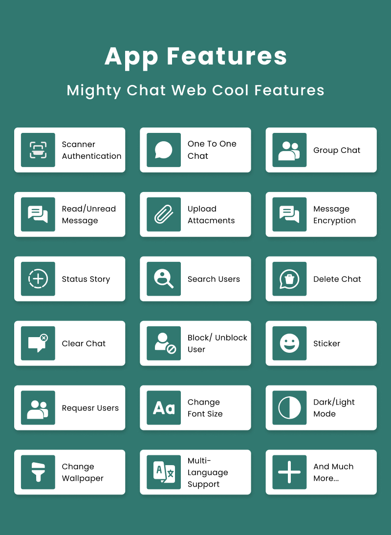 MightyChat Web- Web version of MightyChat With Firebase Backend [Add-on] - 20