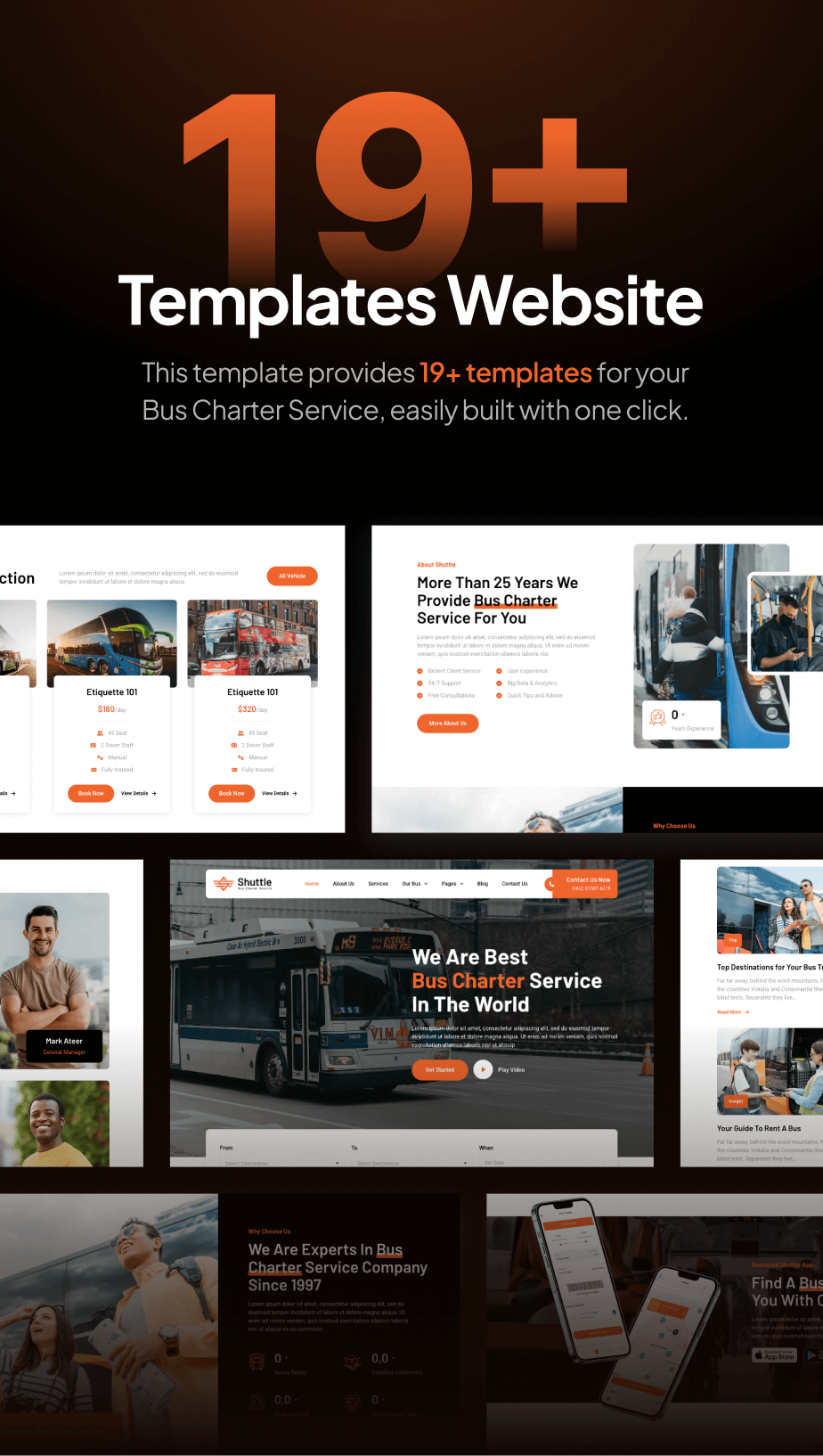Shuttle – Bus Charter Service FSE WordPress Theme - 4