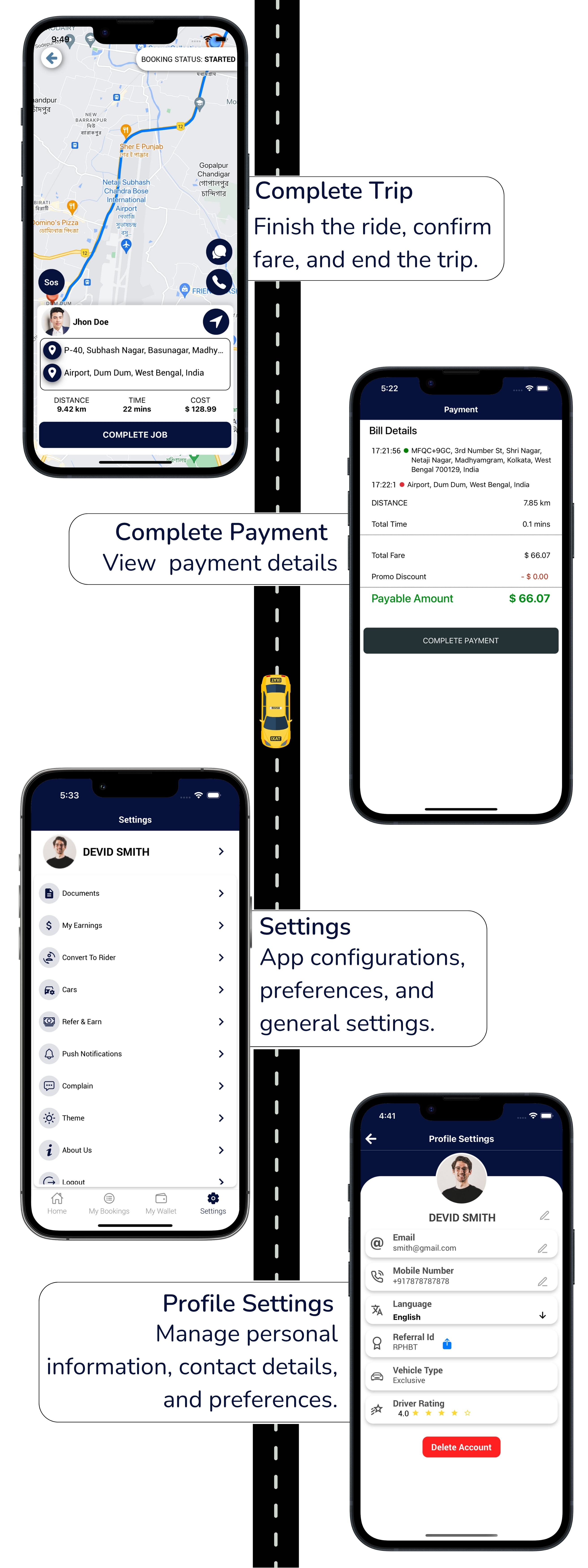 Exicube Taxi App - 18