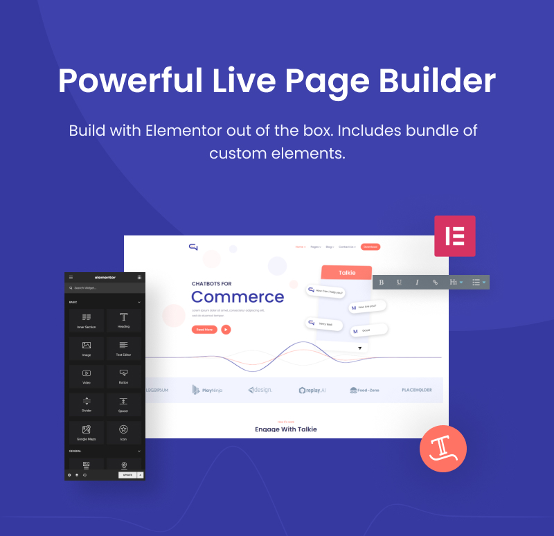Talkie - Chatbot and Tech Startup WordPress Theme - 9
