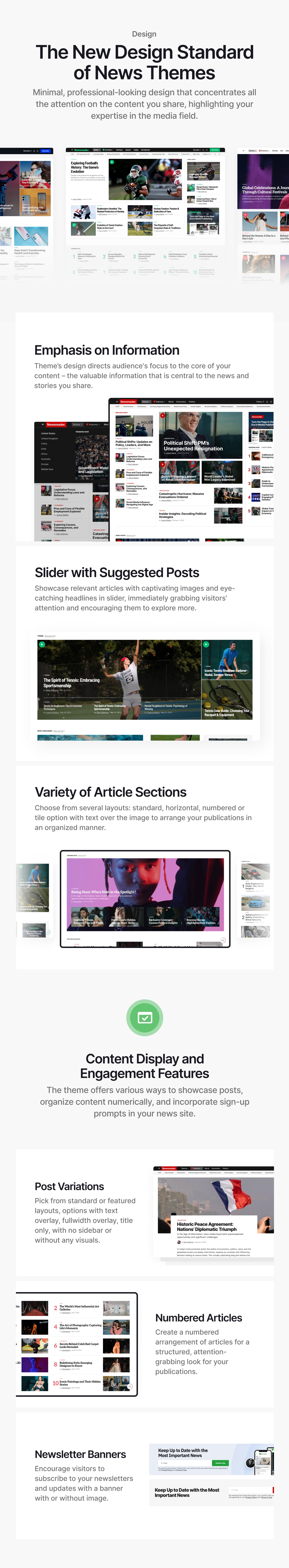 Newsreader - Revolutionary WordPress Theme for Digital Media