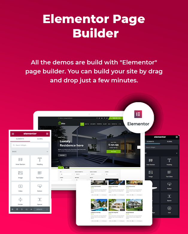 Elementor Builder Available
