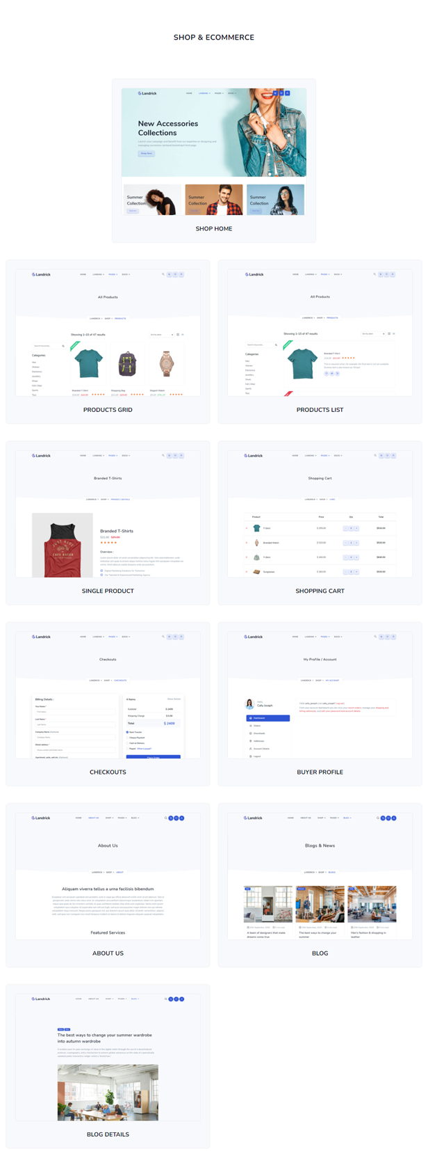 Landrick - Multipurpose App, Saas & Software Landing & Admin Dashboard Template (Bootstrap 5) - 15