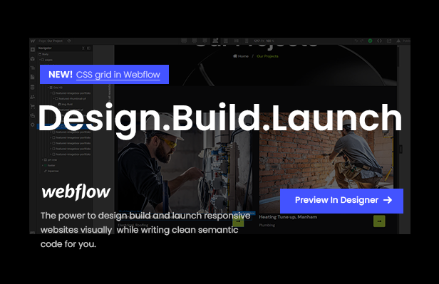 Handyman Services Webflow Template