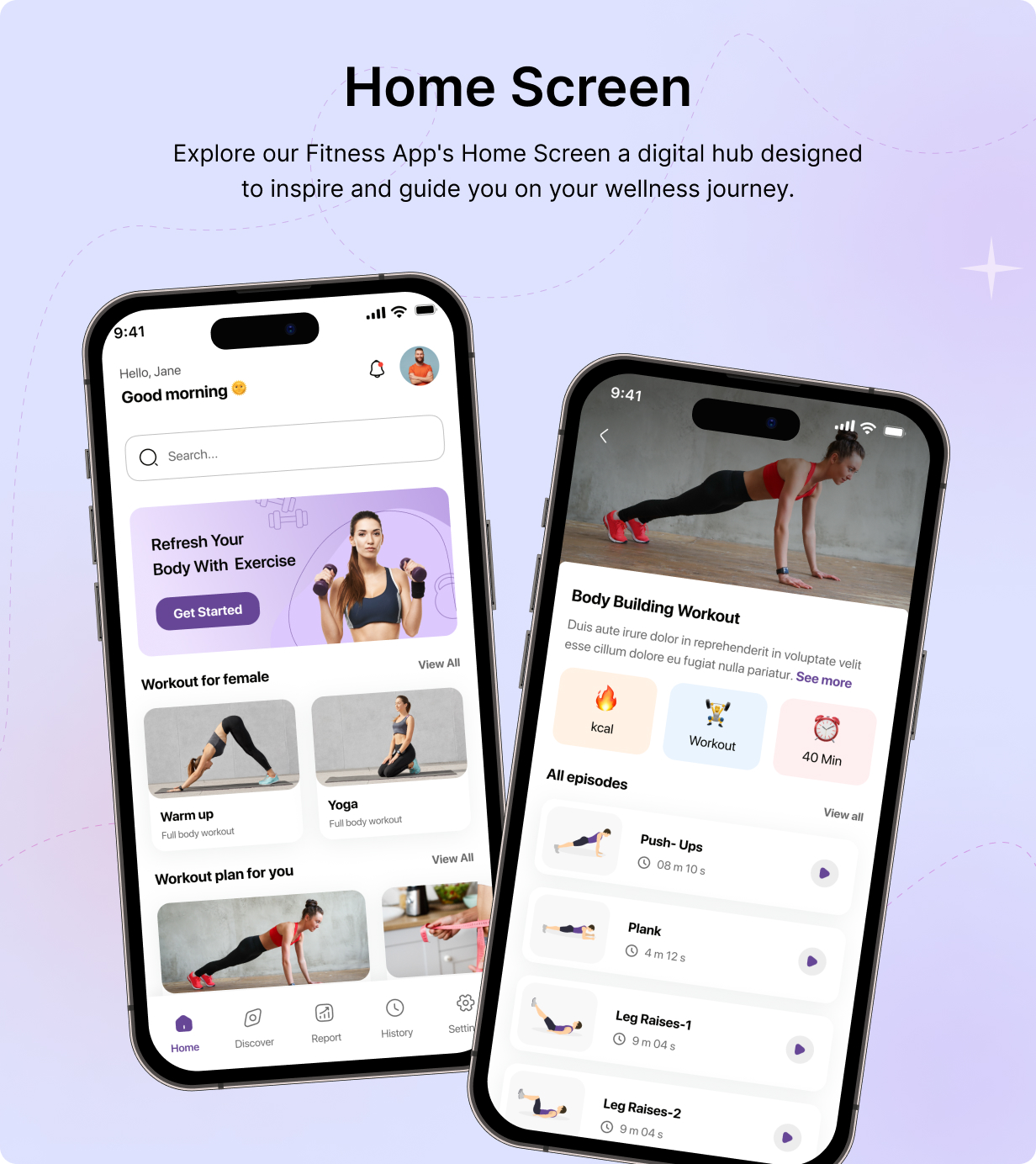 Fitness UI template: Workout Mentor app in  Flutter 3.x (Android, iOS) | Body Transformation App - 7