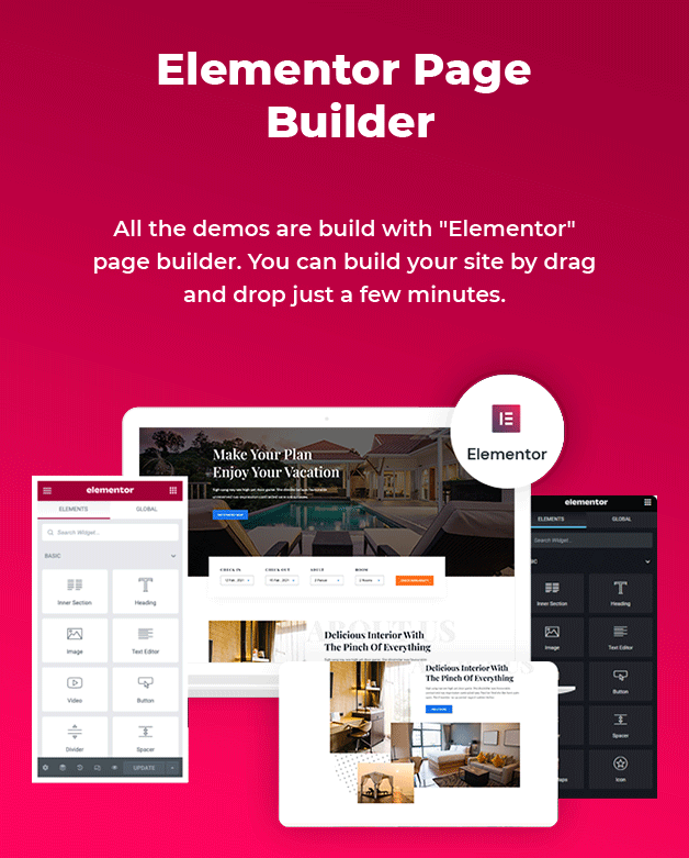 Elementor Builder Available