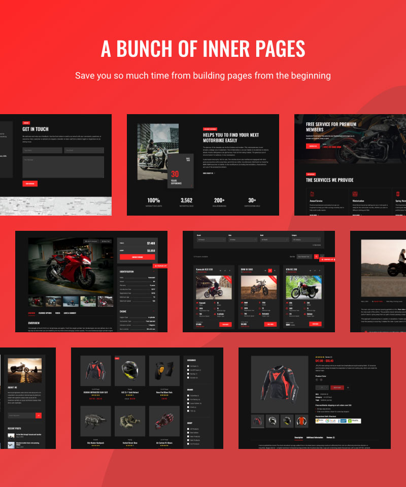 Autobike - Motorcycle Store & Bike Rental Services WordPress Theme - 4