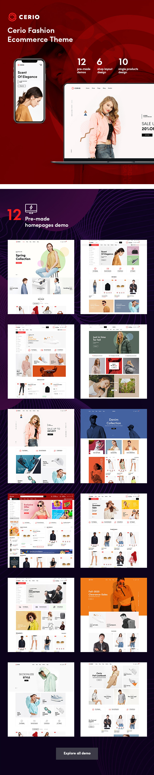 Cerio – Fashion WooCommerce WordPress Theme