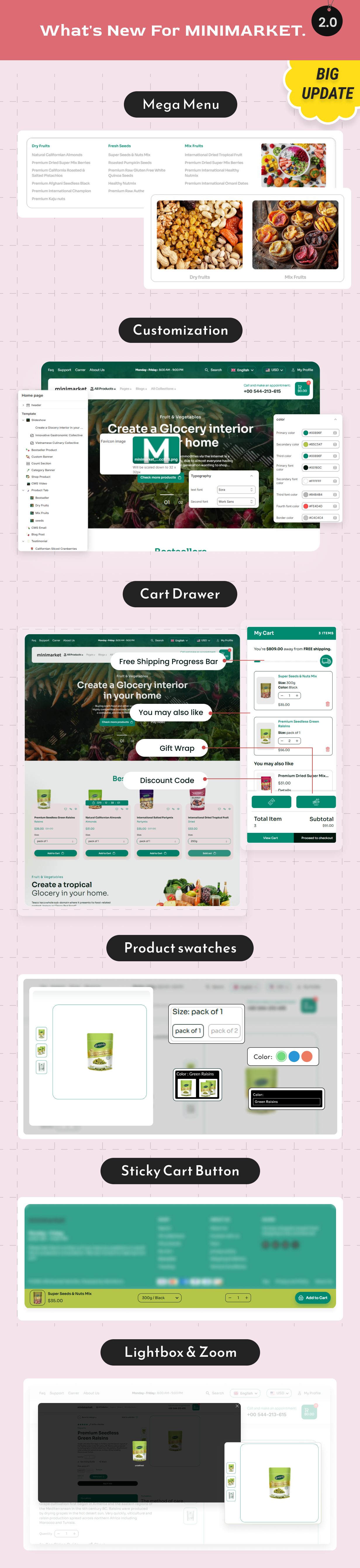 Minimarket - Fresh Food & Grocery Shopify 2.0 Store - 6