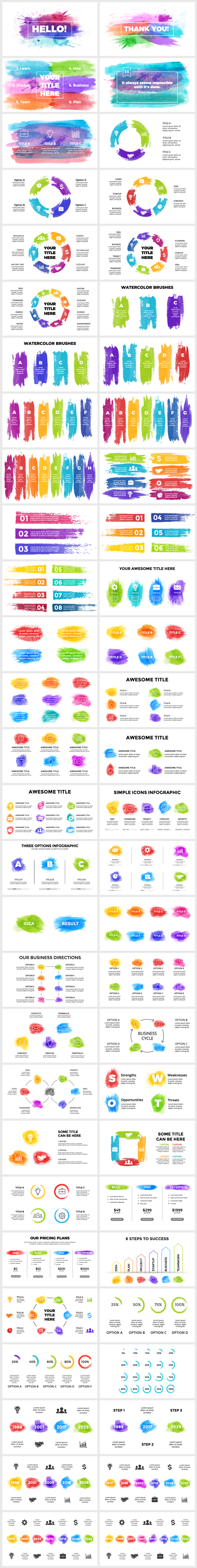 Wowly - 3500 Infographics & Presentation Templates! Updated! PowerPoint Canva Figma Sketch Ai Psd. - 289