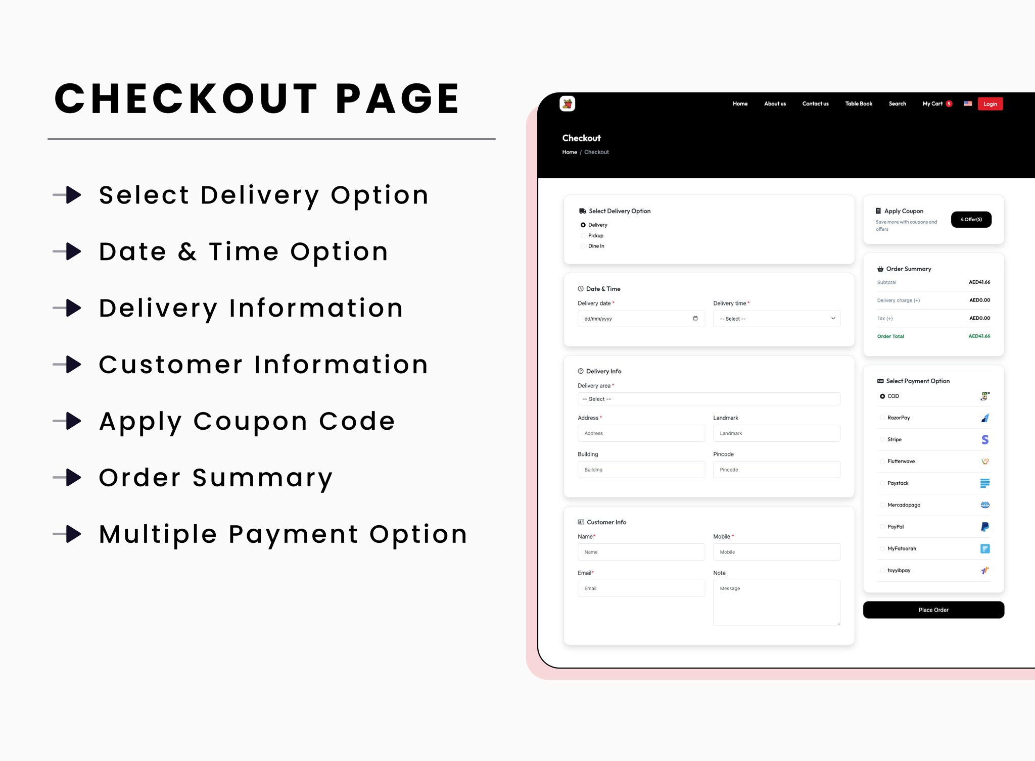 Restro SaaS - Multi Restaurant Online WhatsApp Food Ordering System SaaS