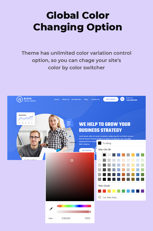 Global Colors Option Available