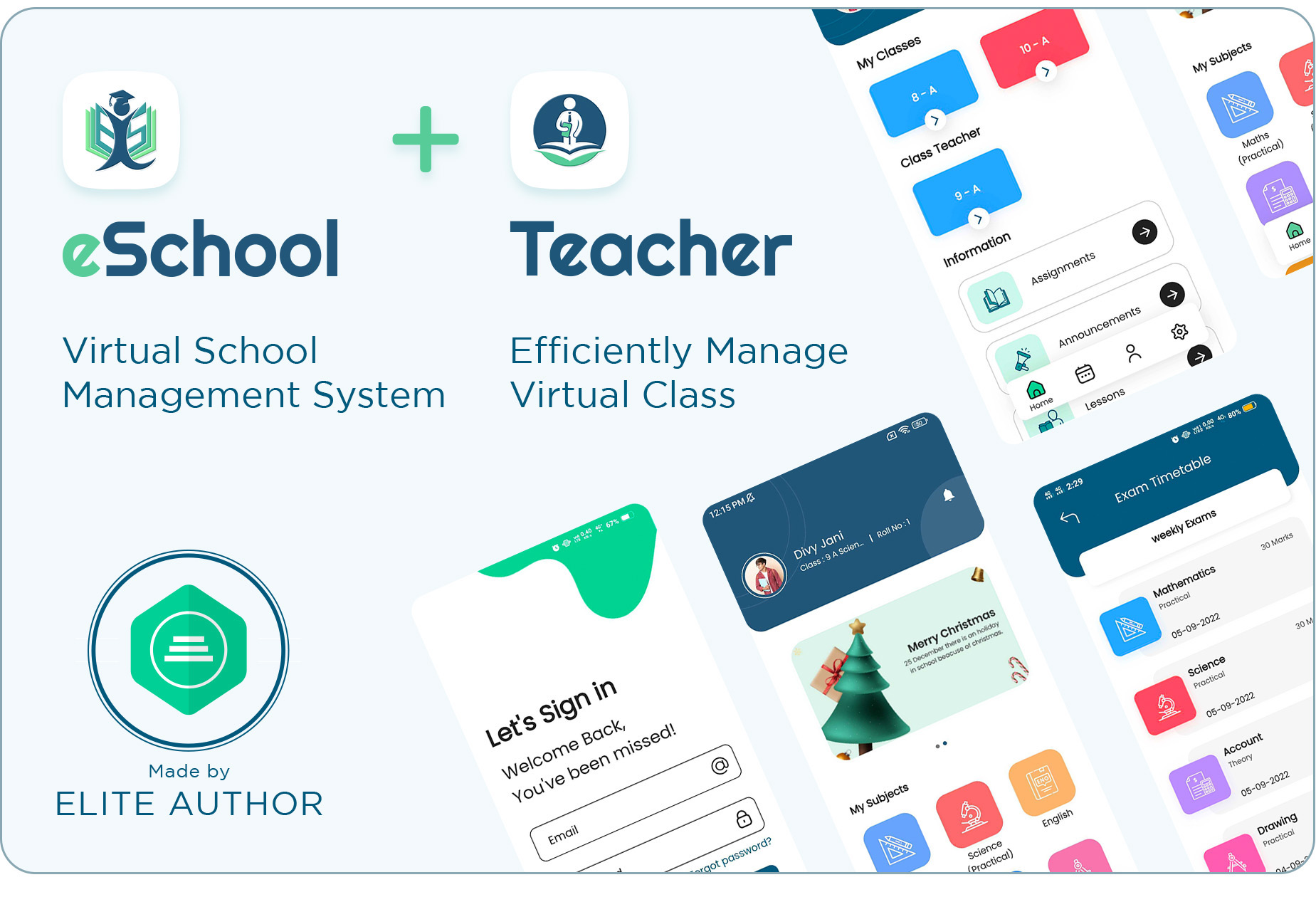 eSchool - School Management System with Student | Parents | Teacher Flutter App | Laravel Admin - 6