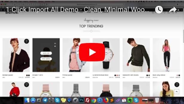 Clean, Minimal WooCommerce WordPress Theme