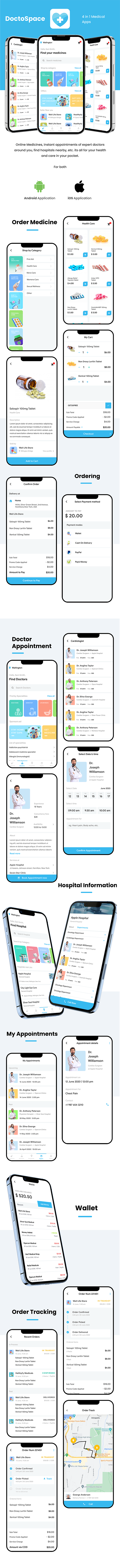 8 App Template| Doctor Appointment Booking App| Nearby Doctor App| Medicine Delivery App| DoctoSpace - 2