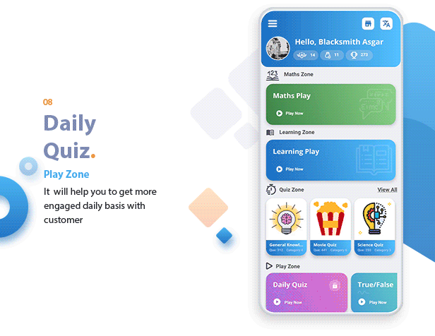 Quiz Online | Trivia Quiz | Quiz Game | Web Quiz   Admin Panel - 16